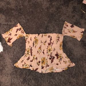 Off the shoulder shirt